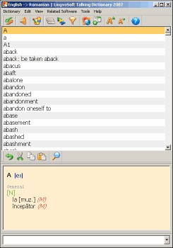 LingvoSoft Dictionary English <-> Romanian for Win 1.8.33 screenshot